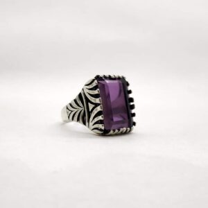 STONE SILVER RING-08