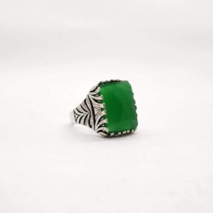 STONE SILVER RING-10