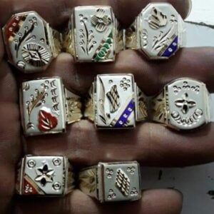 STONE SILVER RING-12